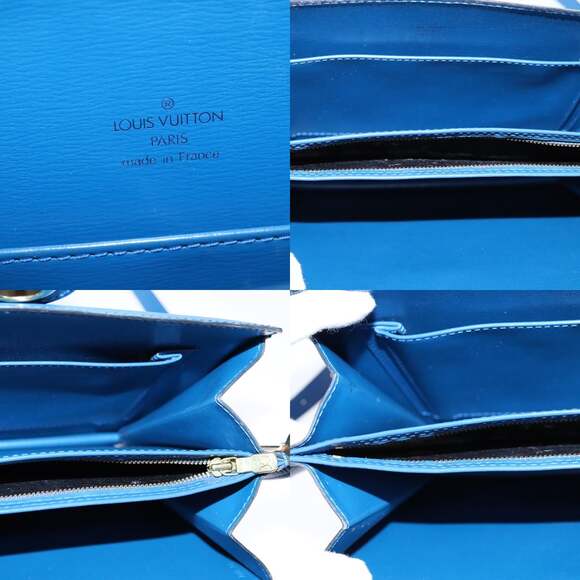 LOUIS VUITTON Epi Capuchin Shoulder Bag Blue M52345 - Picture 11 of 13